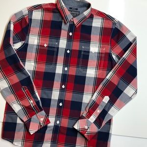 American Rag Plaid Button Down Shirt